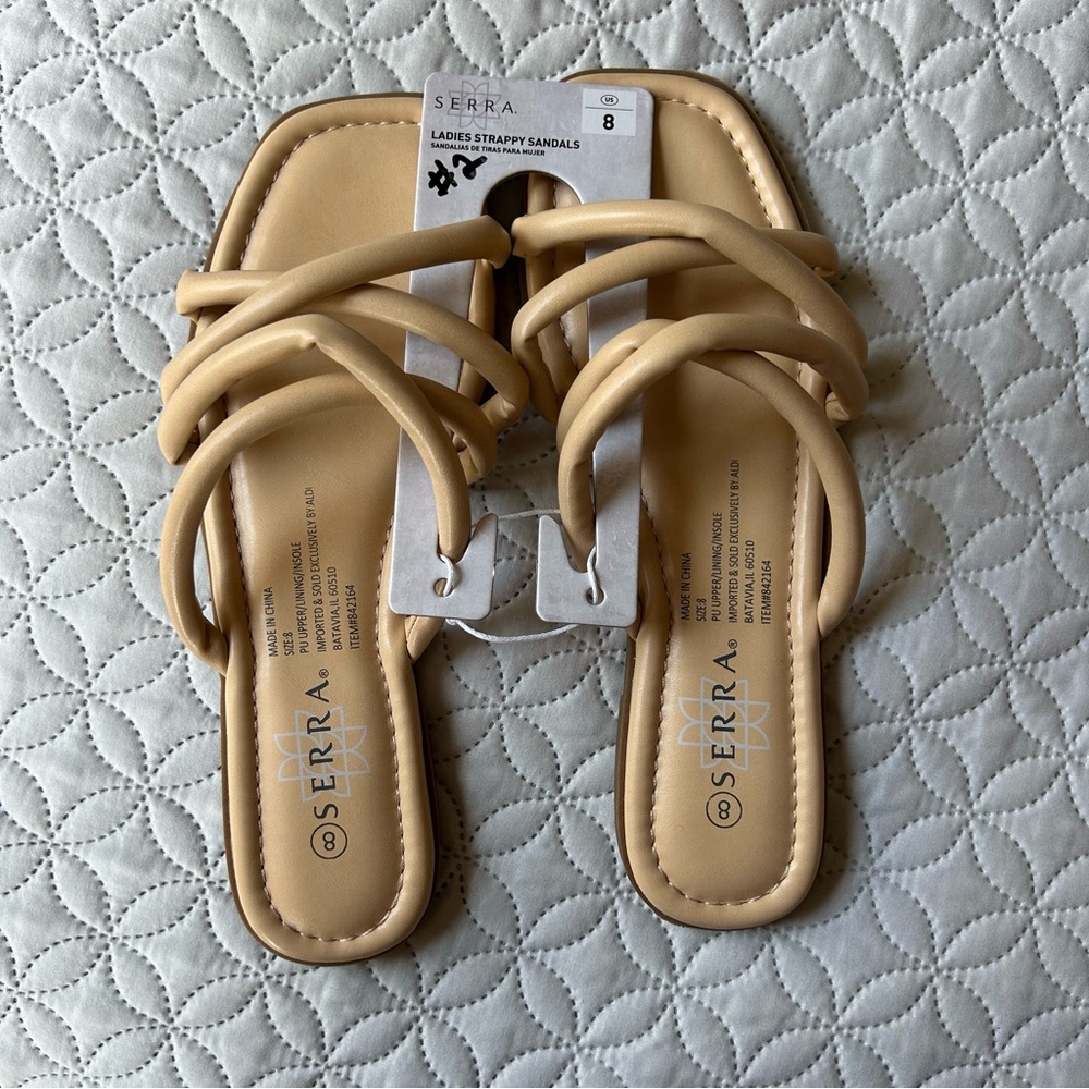Serra Women's Tan Strappy Sandals